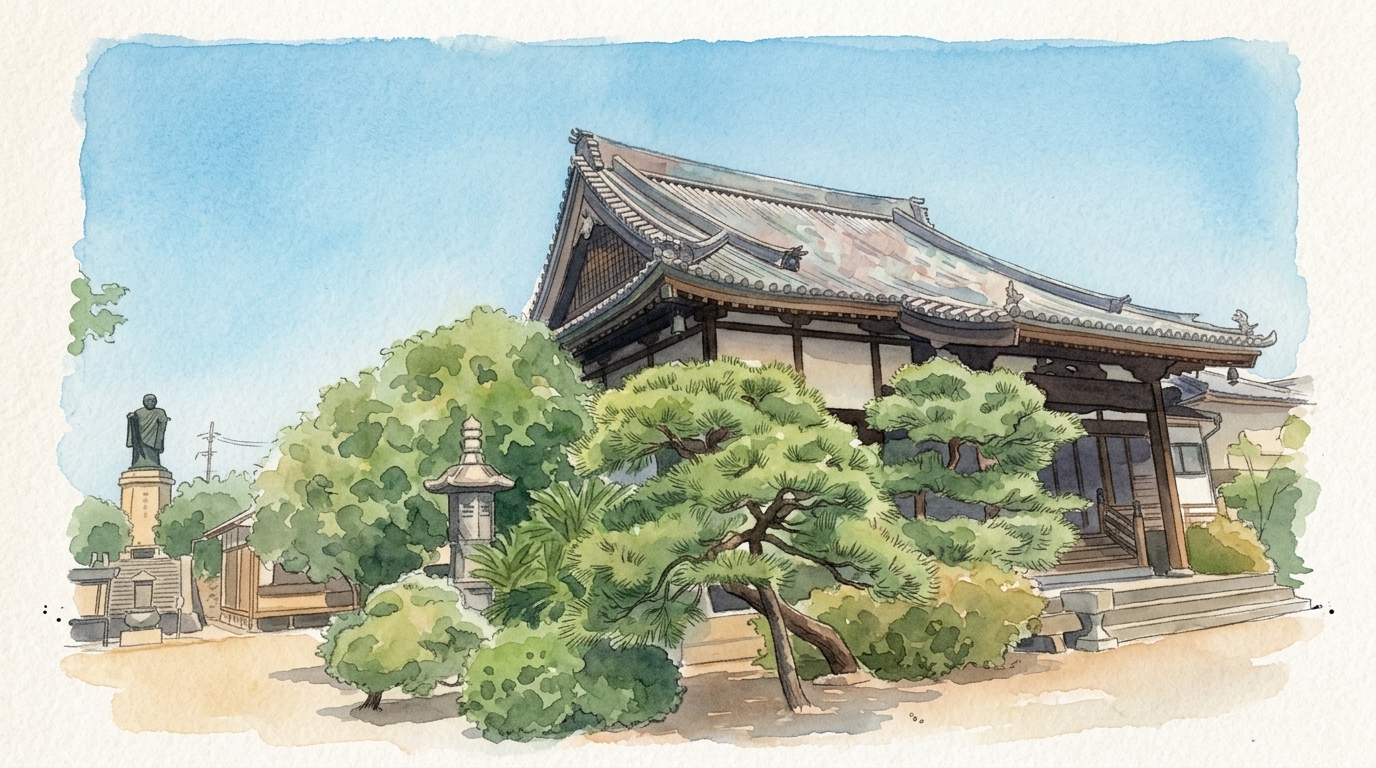 竹原山 妙覚寺の風景